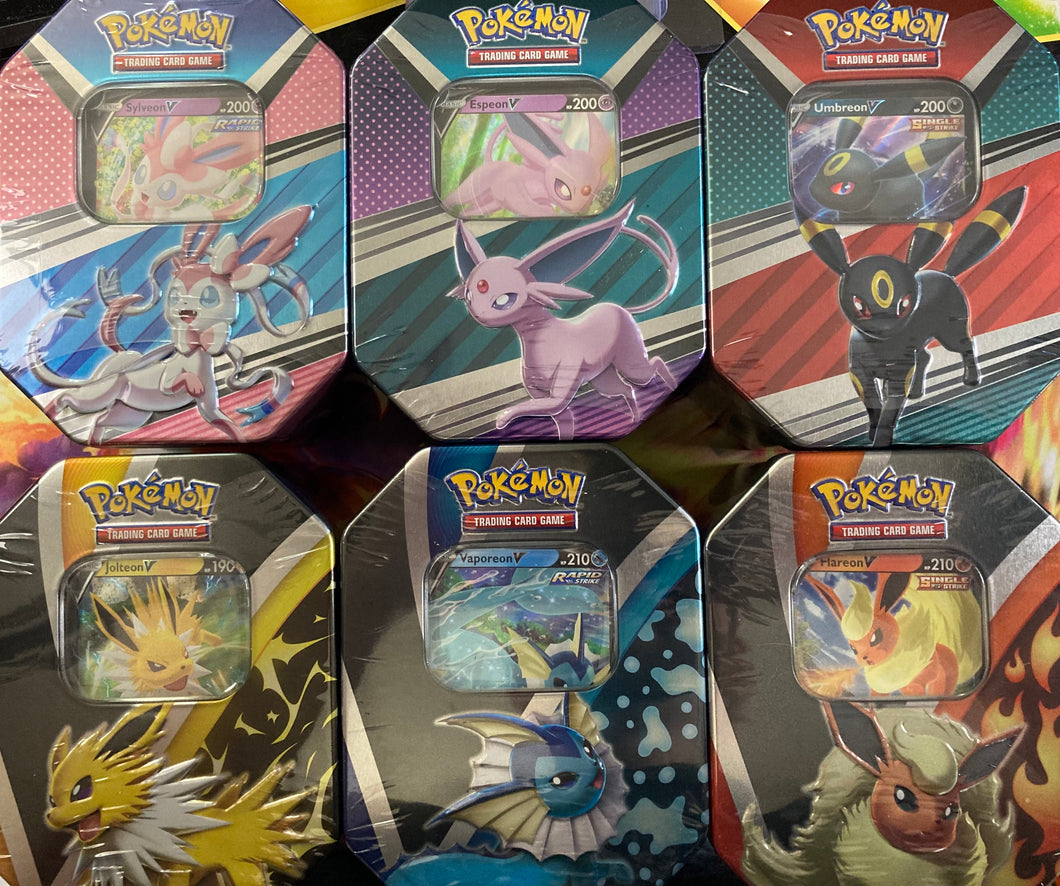 6 tin set!! great for sealed collectors!!!