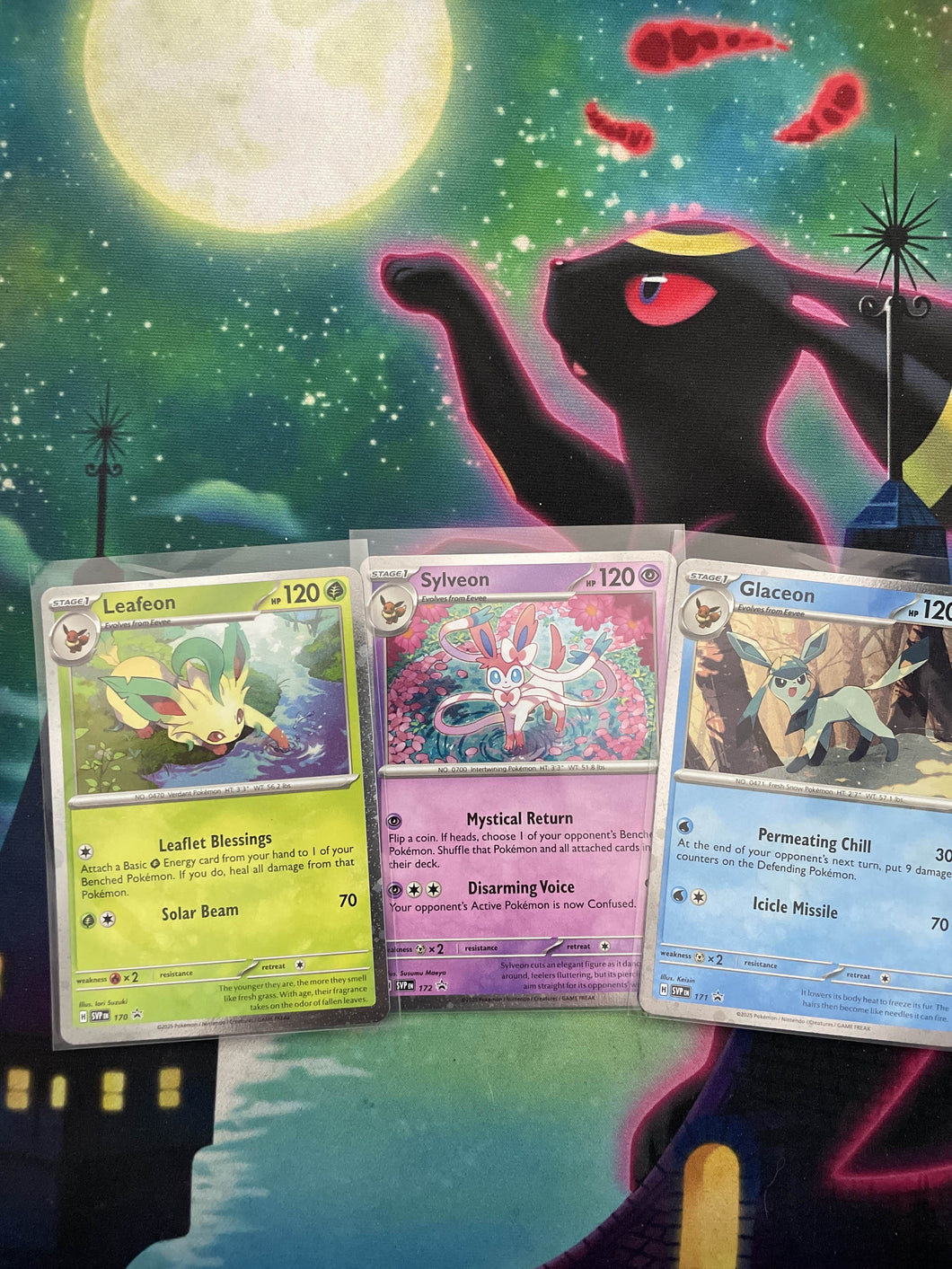 Solo card (3 Eevee Promo's Shown)