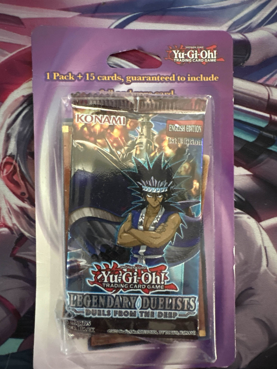 Single pack of YuGiOh with 15 cards extra!