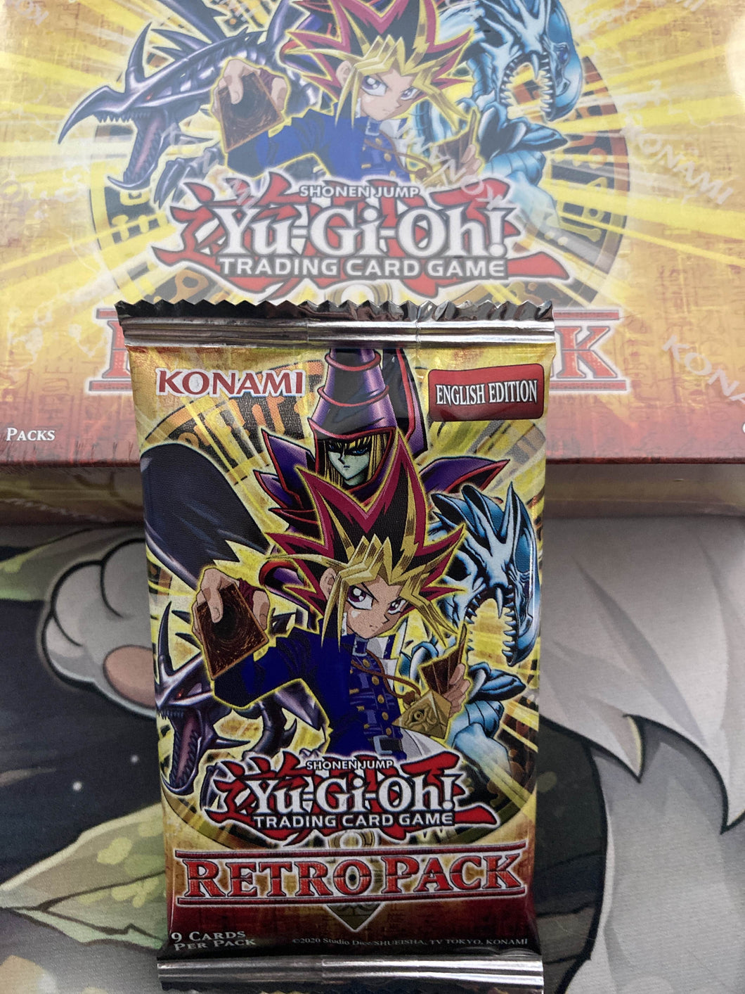 Single pack of YuGiOh