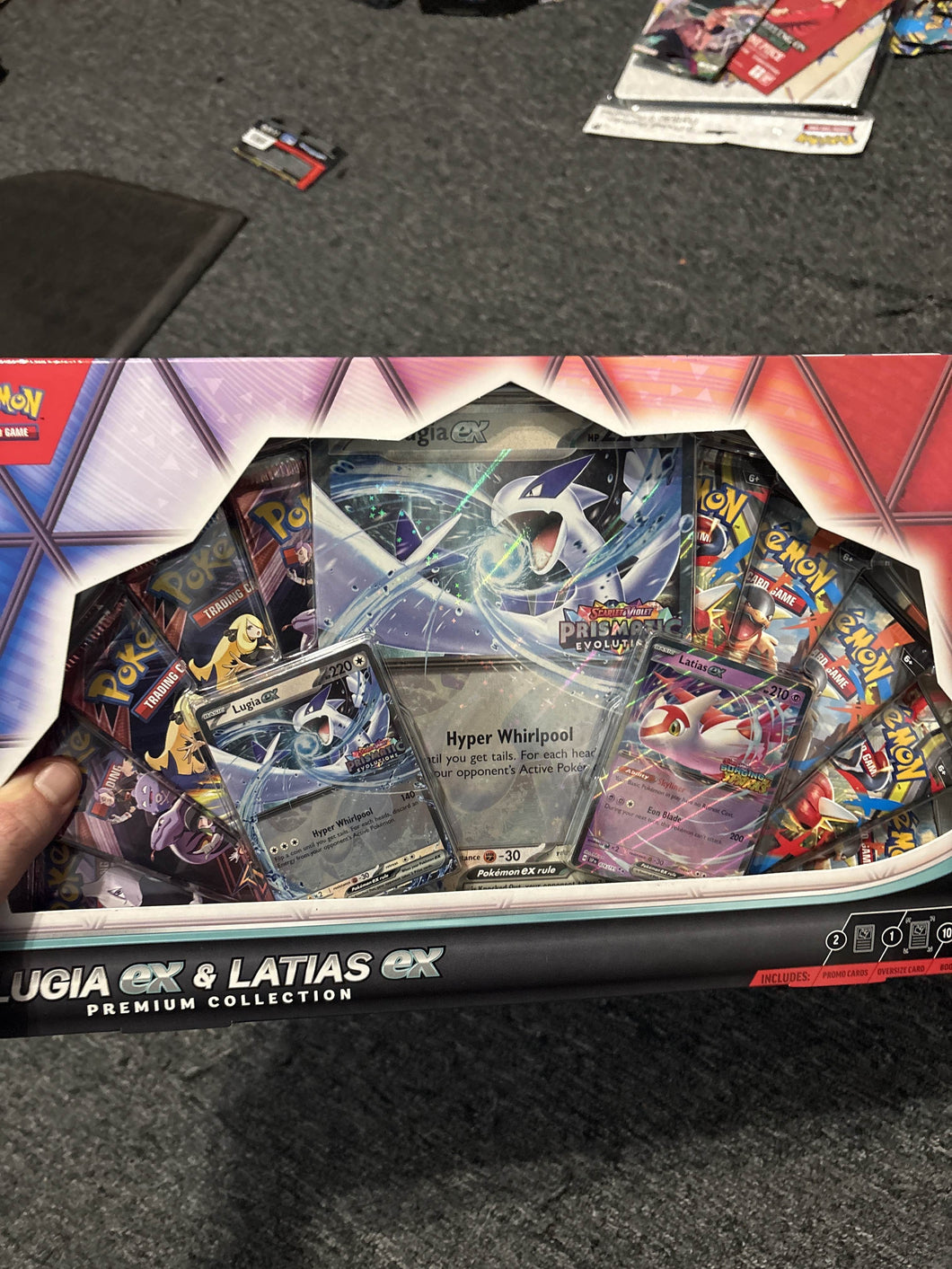 Mega Lugia EX & Latias EX Premium Collectgion Box