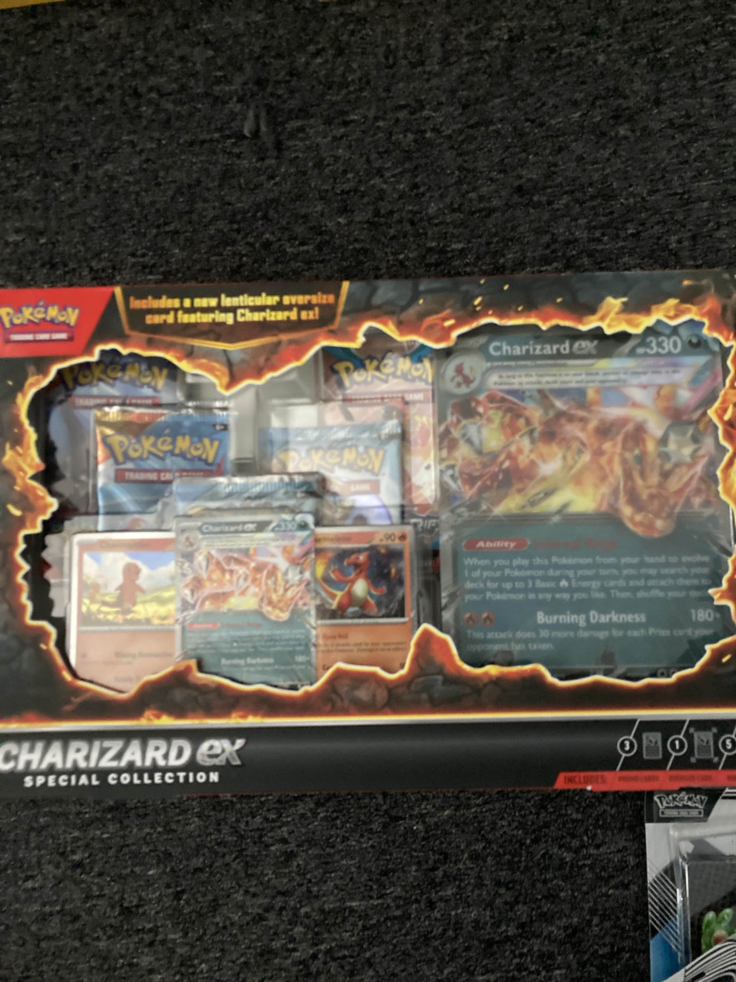 Charizard Collection Box (comes with 5 packs plus Promo's)