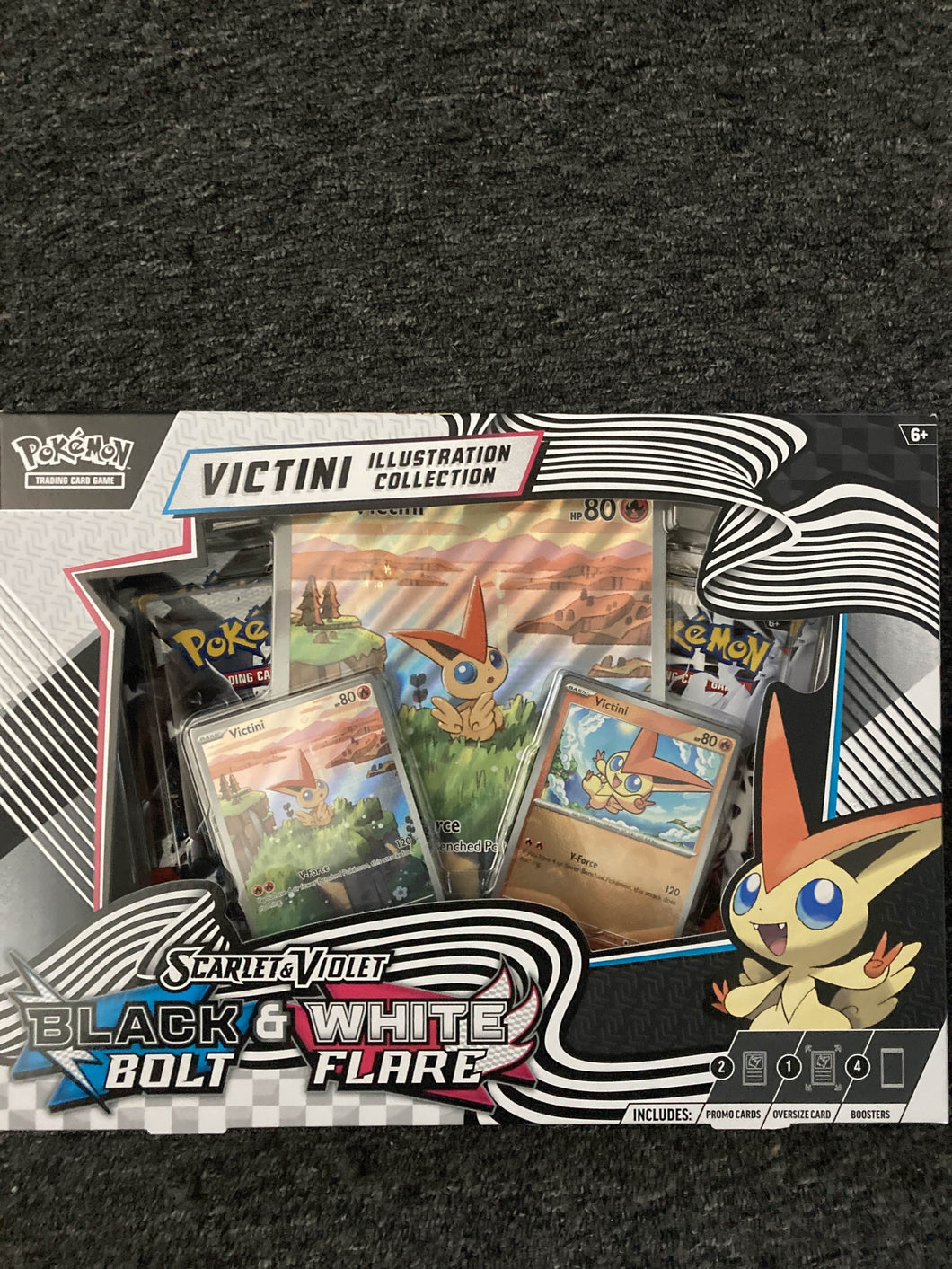 Victini Collection box (comes with 4 packs and promo's)