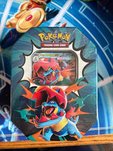 Load image into Gallery viewer, Ascended Hero's 4 pack Tin- Mega Feraligatr EX
