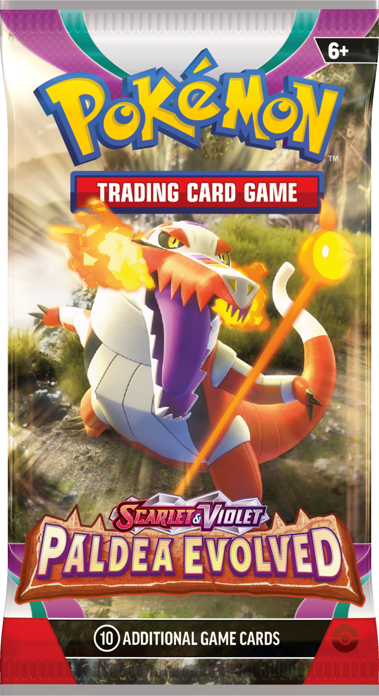 Pokémon Scarlet & Violet Paldea Evolved English Single Booster   (Live Opening)