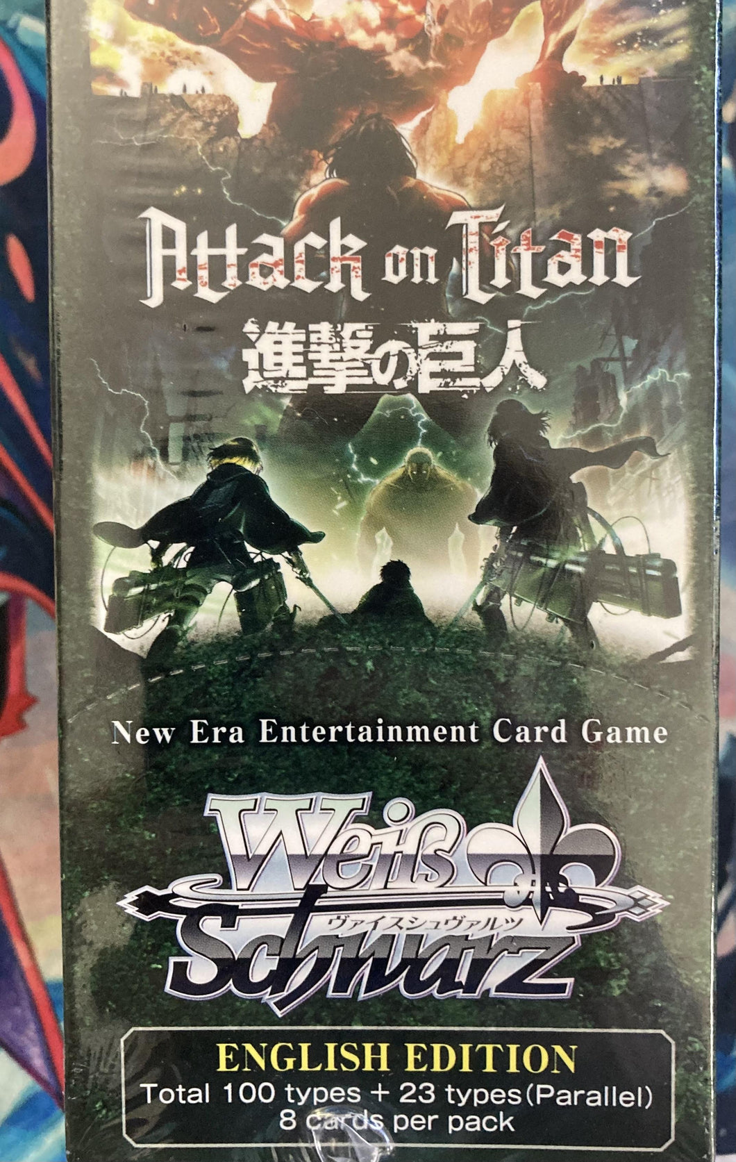 English Booster Box of Attack on Titan Vol 2!!  (Weiss Schwarz) Live Opening