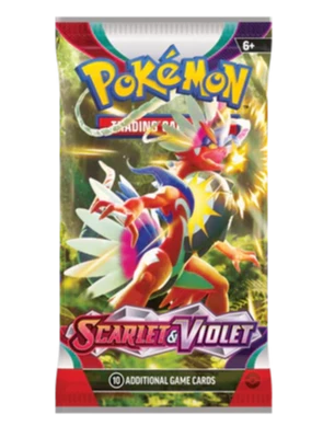 Pokémon Scarlet & Violet English Single Booster   (Live Opening)